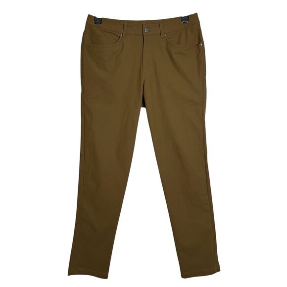 Lululemon Commission Pant Slim Fit Warpstreme MENS 32 x 30 Brown ABC Chino